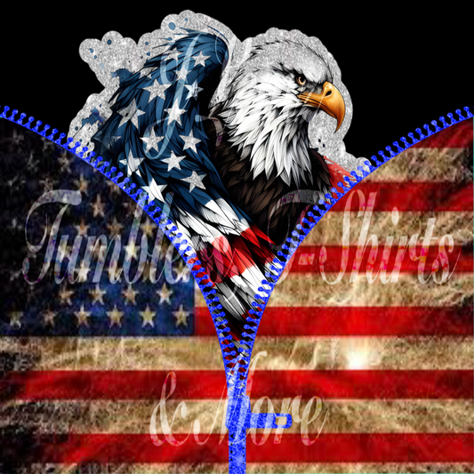AMERICAN FLAG W/EAGLE