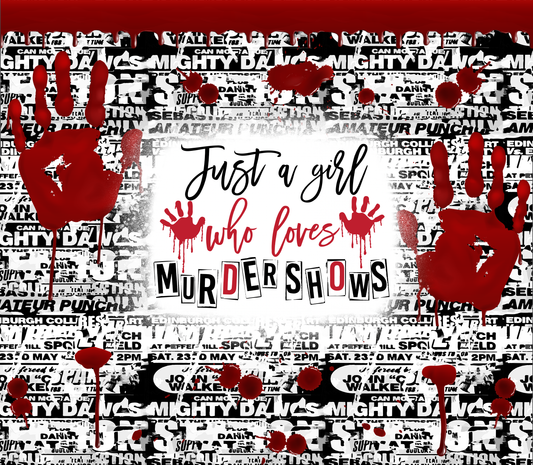 Girl who loves murder shows